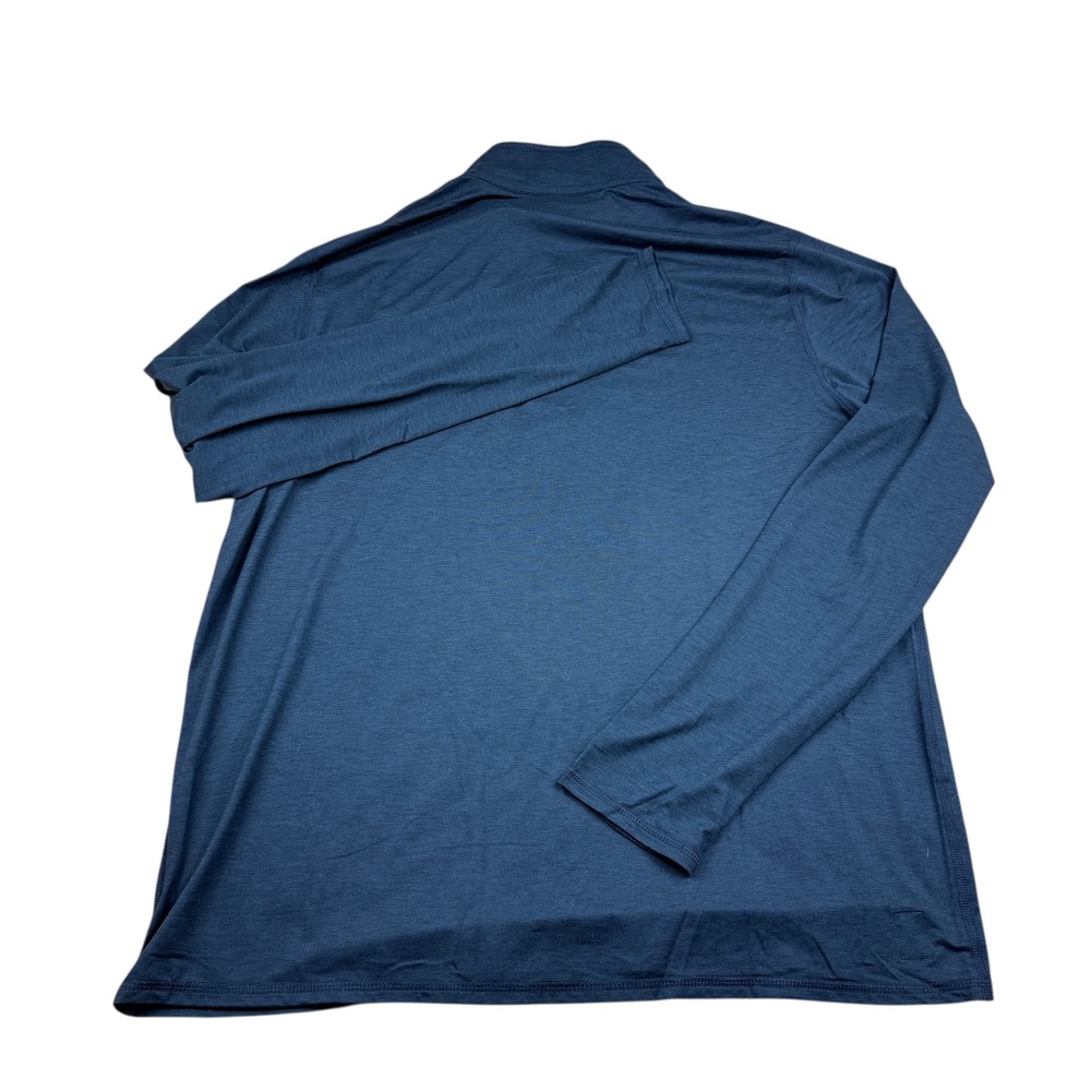 Vuori Mens Performance Quarter Zip Pullover Long Sleeve Shirt Navy Size XL - Picture 3 of 10